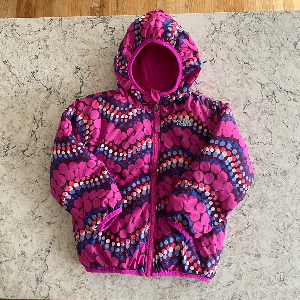 The north face 4T reversible coat